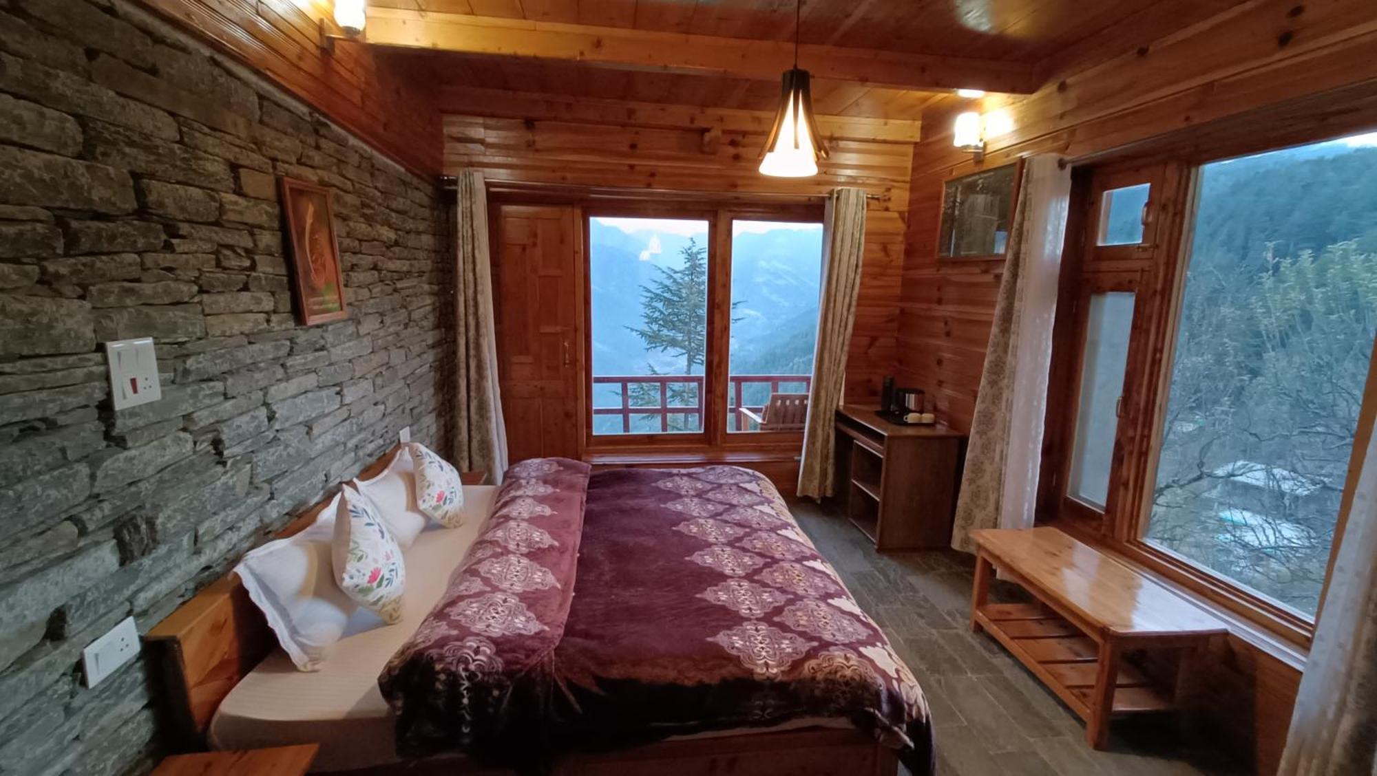 Ishan Log Huts-A Boutique Home Stay Banjar Exterior photo